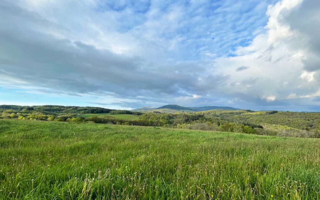 Le petit portail sera implanté au pied du Massif des Monédières en Corrèze